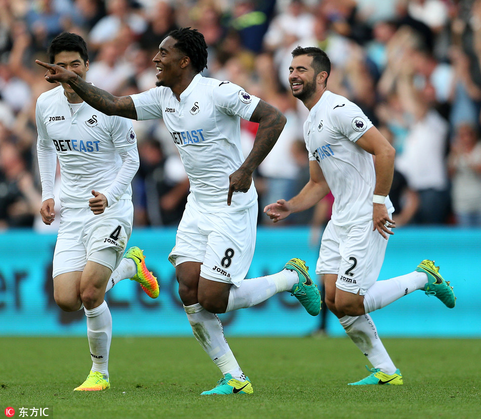 斯旺西客场战平对手，表现稳定