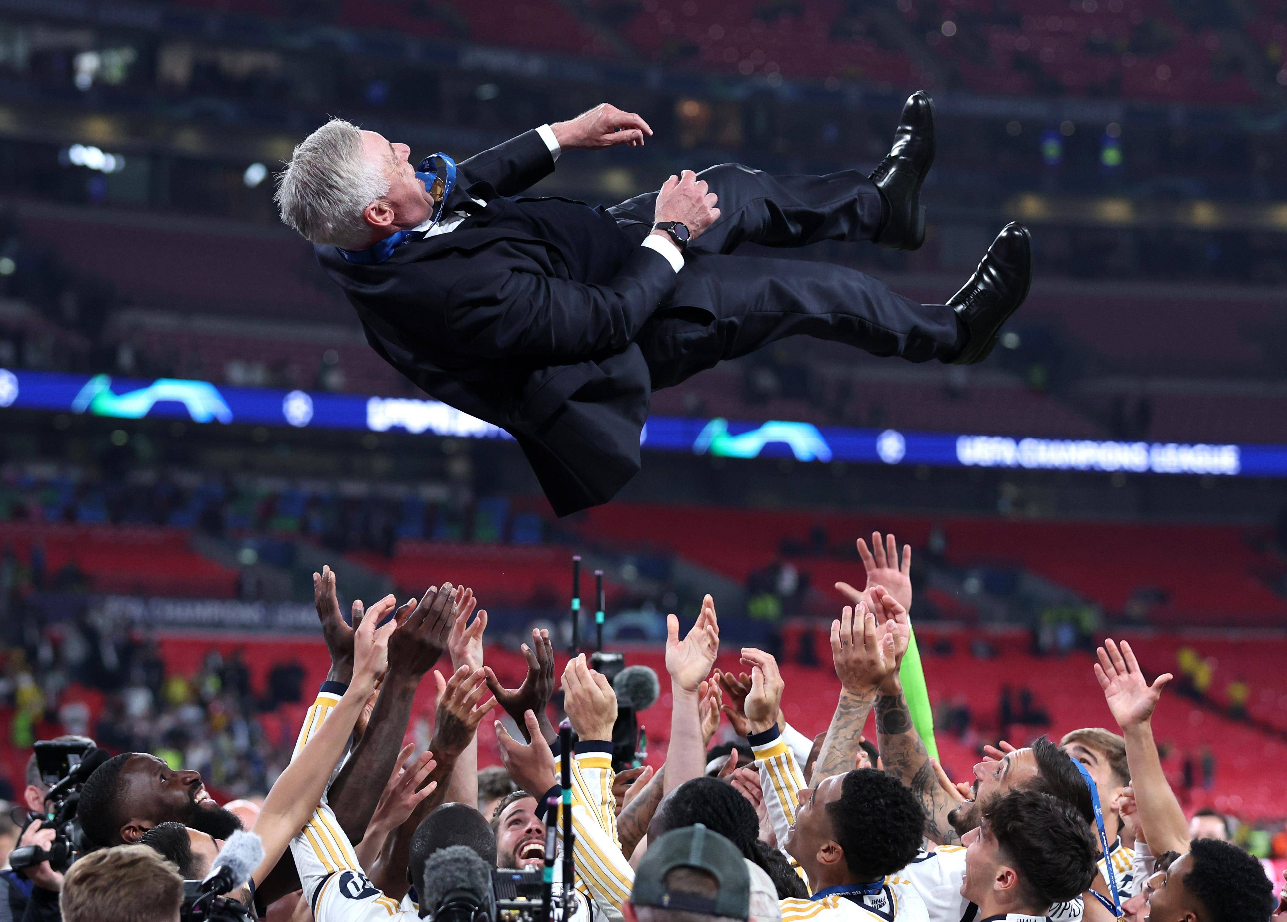 皇家马德里在欧冠联赛中取得胜利